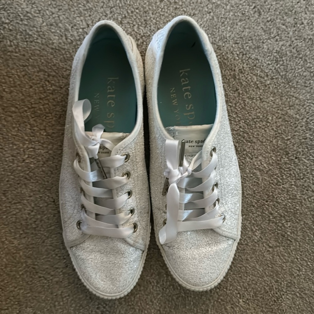 Kate Spade TRISTA SNEAKERS white wedding sneaker